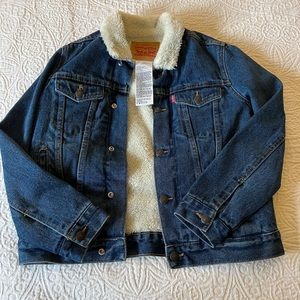 Levi’s Sherpa Trucker Denim Jean Jacket